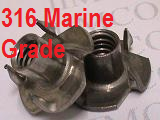 Tee Nut 316 Marine Grade Metric